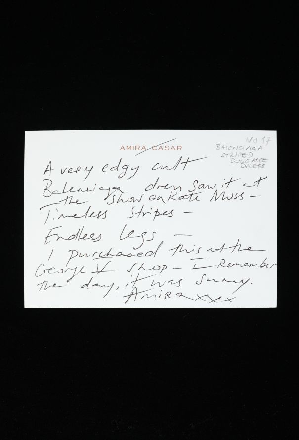 Balenciaga ICONIC S/S 2001 Le Dix Pinstripe Dress - 6