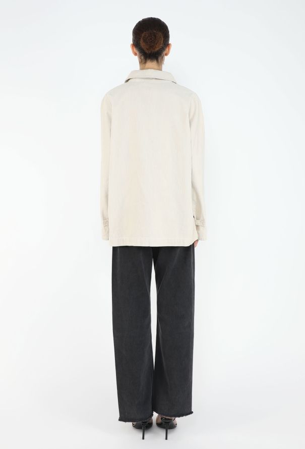 Chloé Resort 2017 Corduroy Lace-Up Top - 5