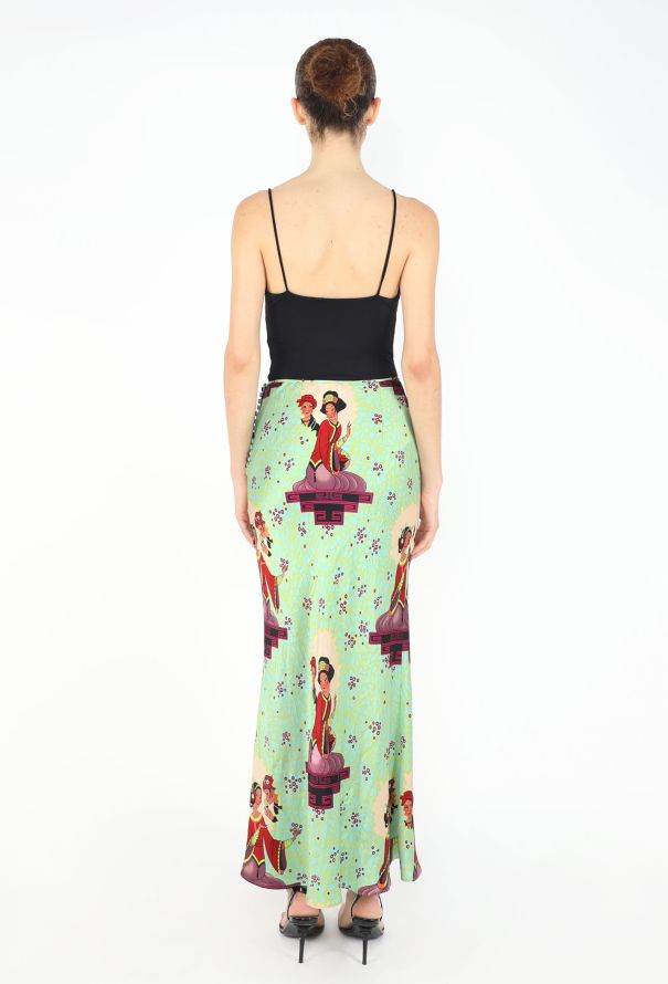 Dior Jacquard Bias Silk Skirt, 2002 - 5