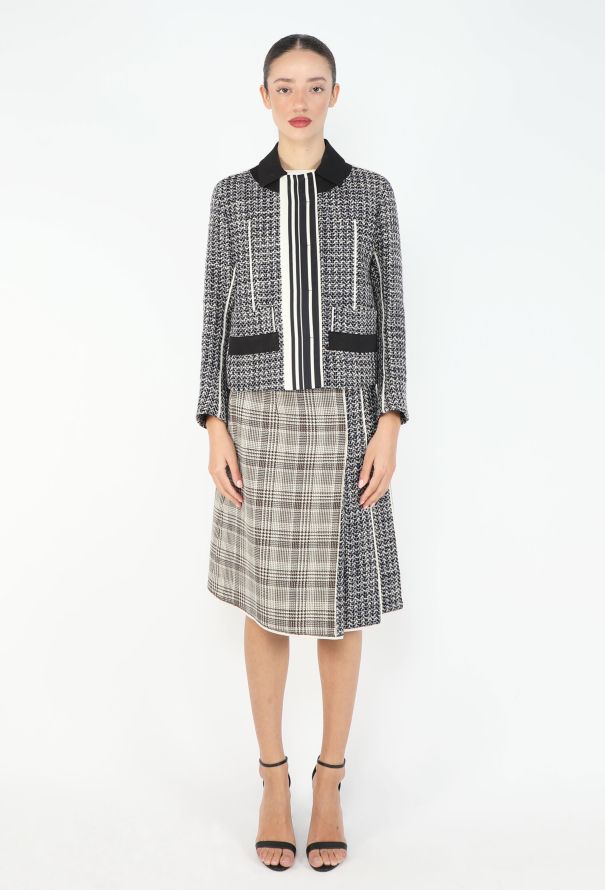 Prada S/S 2016 Patchwork Tweed Ensemble - 3