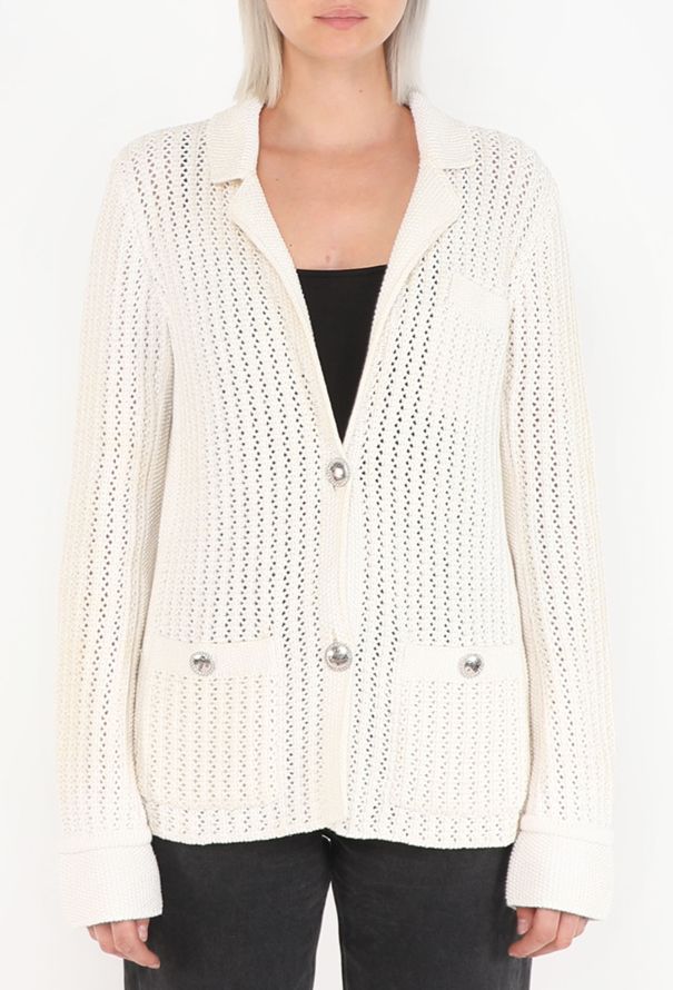 Chanel La Pausa Open-Knit Cardigan, Resort 2019 - 1
