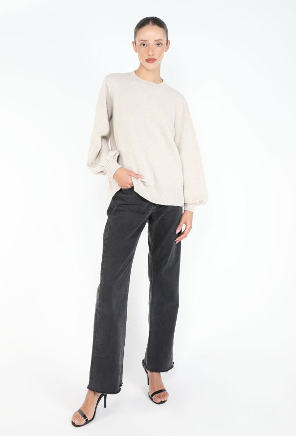 The Row Merino Bisho-Sleeve Sweater - 3