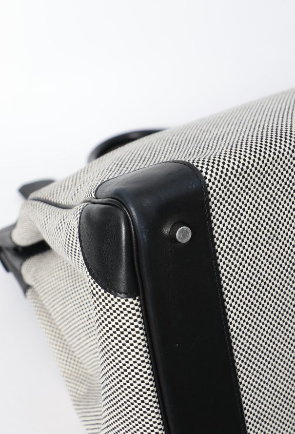 Hermès Evergrain & Toile Criss Haut à Courroies 40 - 11