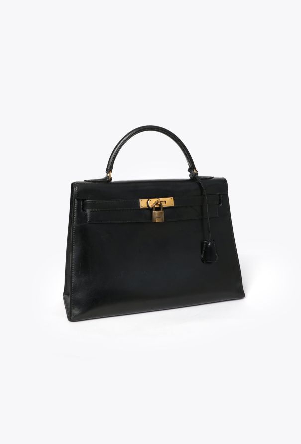 Hermès Vintage Black Box Kelly Sellier 32 - 3
