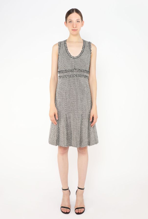 Chanel Haute Couture 2008 Tweed Chevron Dress - 1