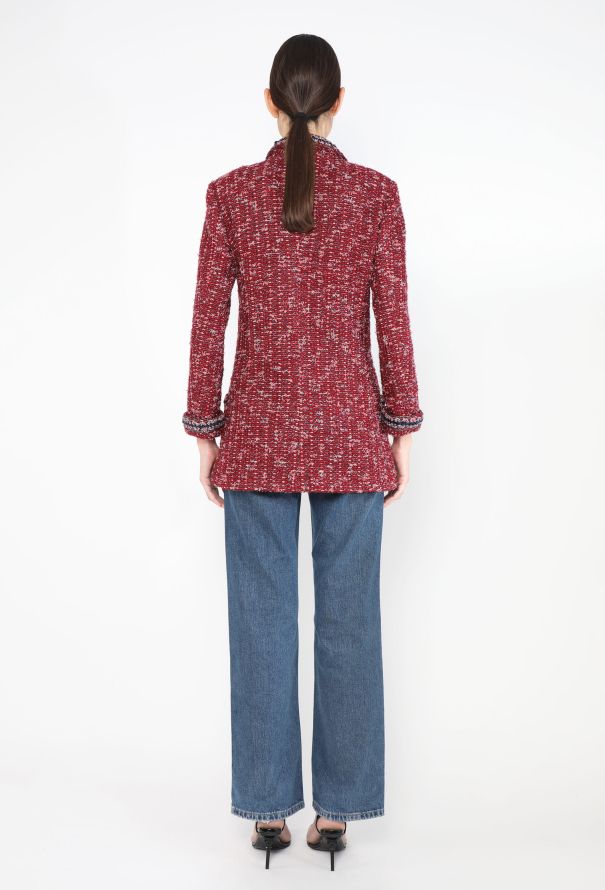 Chanel 2017 Braided Trim Tweed Jacket - 5