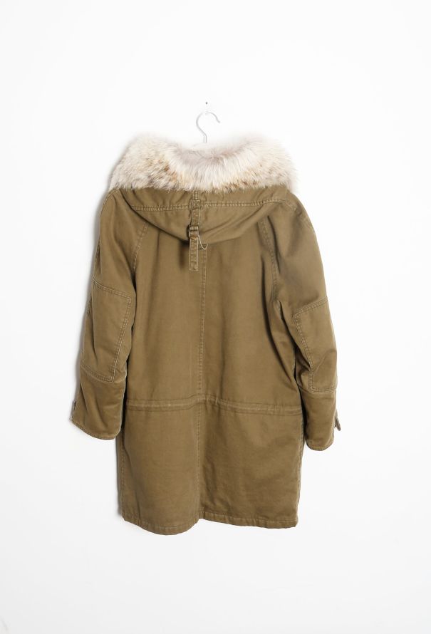 Saint Laurent F/W 2014 Fur Trim Shearling Parka - 8