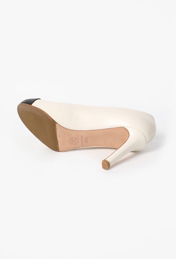 Chanel Classic Bicolor Cap-Toe Pumps - 5