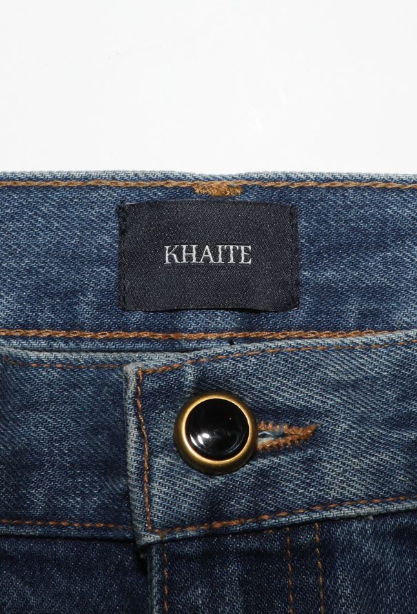 Khaite Kerrie Denim Cropped Jeans - 5