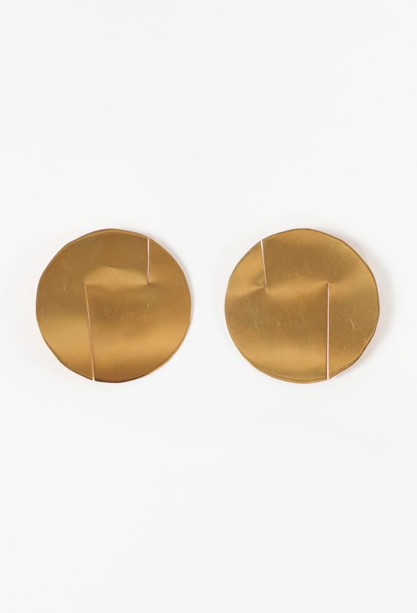 Céline Pre-Fall 2015 Flat Disc Earrings - 1
