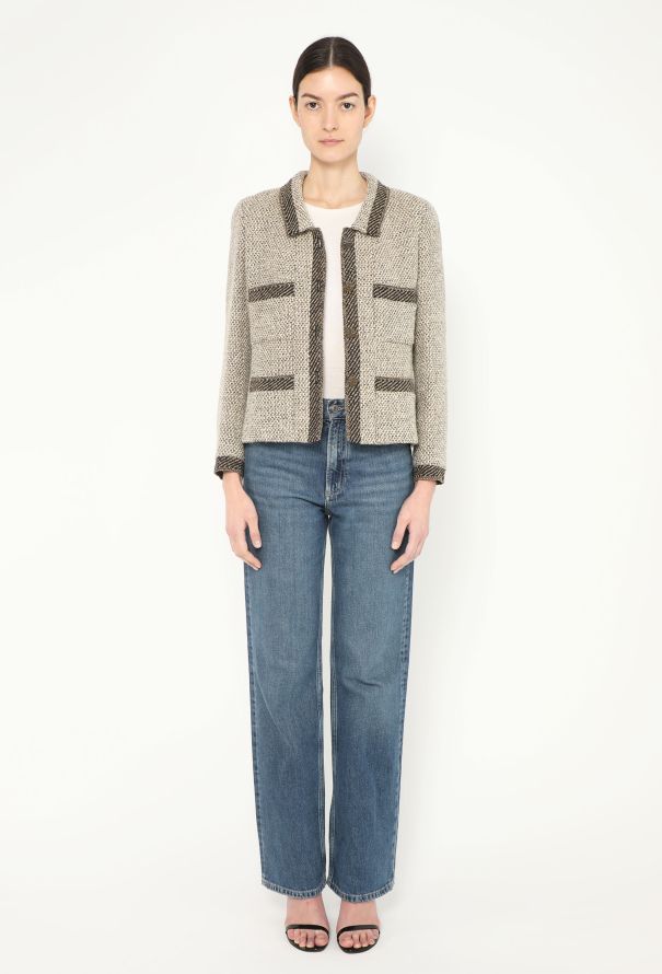 Chanel F/W 1998 Tweed Pocket Jacket - 4