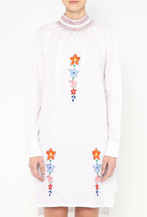 Prada Resort 2020 Embroidered Cotton Tunic - 1
