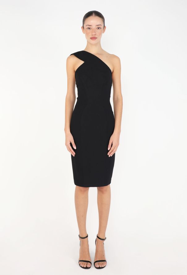 Thierry Mugler Late '80s One-Shoulder Dress - 1