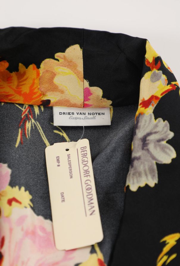 Dries Van Noten x Christian Lacroix S/S 2020 Peony Graphic Robe - 7