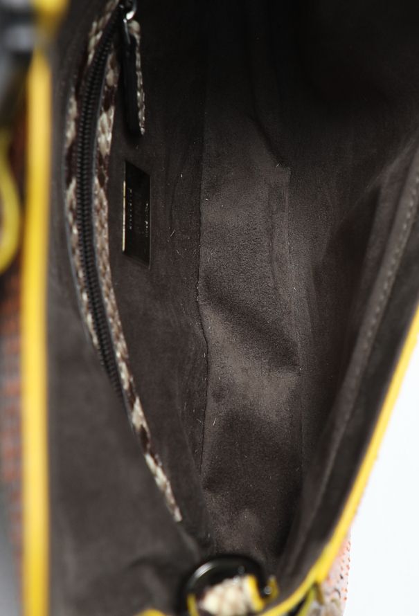 Fendi F/W 2016 Python Elaphe Waves  Baguette Bag - 14