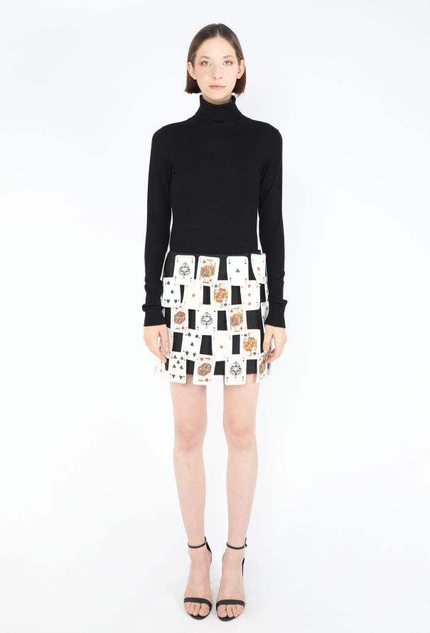 Moschino 1995 Playing Cards Skirt - 2