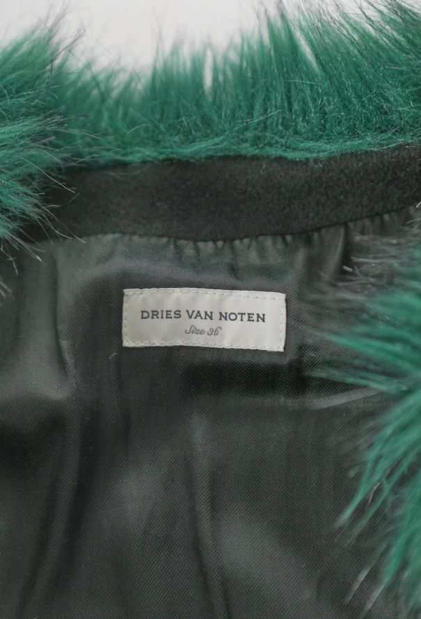 Dries Van Noten F/W 2016 Faux Fur Cocoon Coat - 7