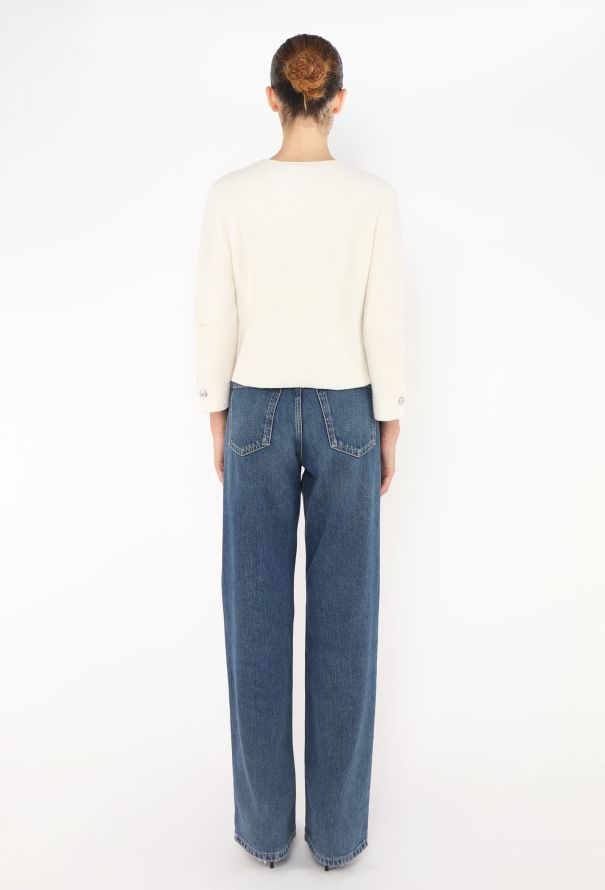 Chanel 2022 Double-Breasted Cashmere Cardigan - 6