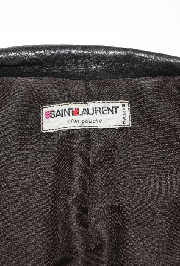 Saint Laurent ULTRA RARE F/W 1983 Flared Leather Coat - 8 Saint Laurent ULTRA RARE F/W 1983 Flared Leather Coat - 8