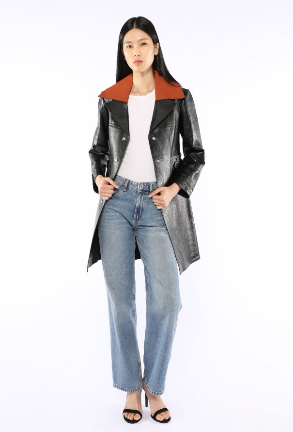 Louis Vuitton Leather Trench Coat, F/W 2014 - 1