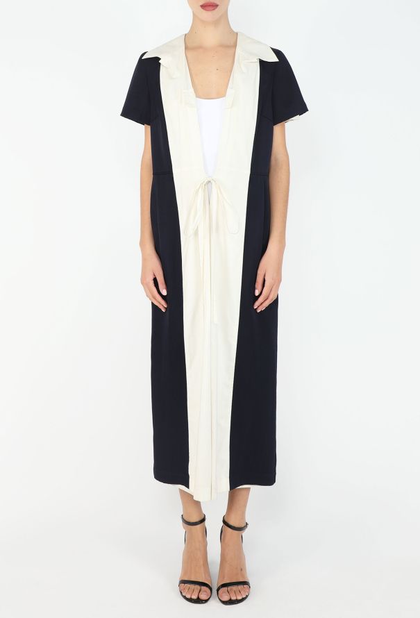 Comme des Garçons 1999 Bicolor Cotton Shift Dress - 3