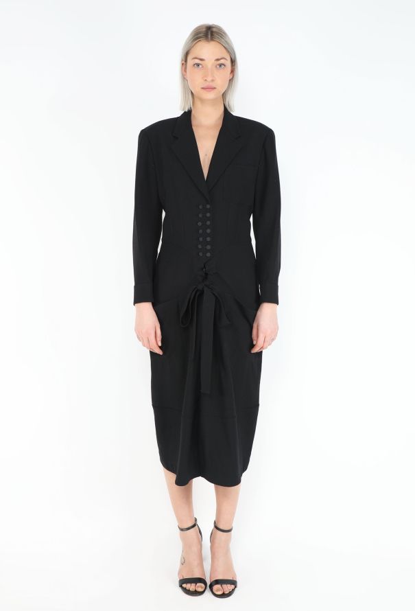 Alaïa COLLECTOR F/W 1988 Corset Tailored Dress - 1