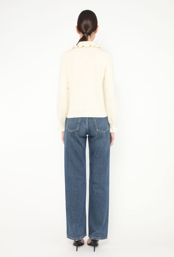 Céline 2020 Ruffled Knit Sweater - 3 Céline 2020 Ruffled Knit Sweater - 3