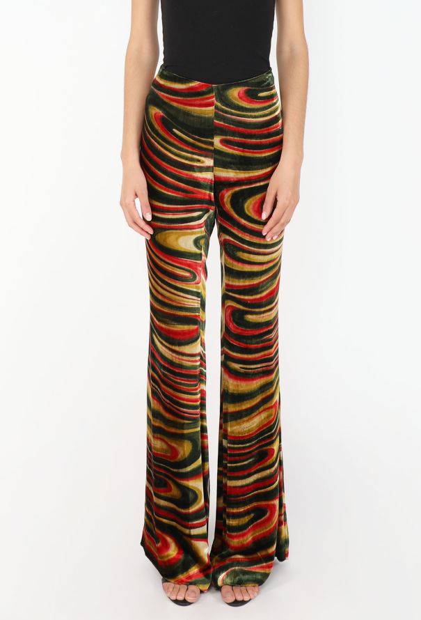 Gucci F/W 1999 Velvet Palazzo Trousers - 3