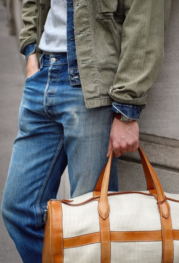 Hermès RARE 1998 RD Crinoline Travel Bag - 2