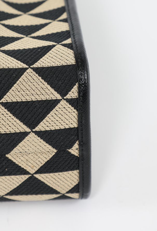 Prada 2022 Symbole Embroidered Jacquard Tote - 9