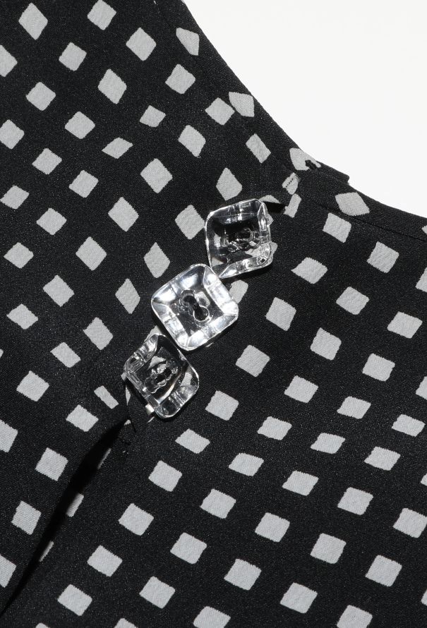 Chloé RARE S/S 1980 Checkered Ruffled Dress - 7