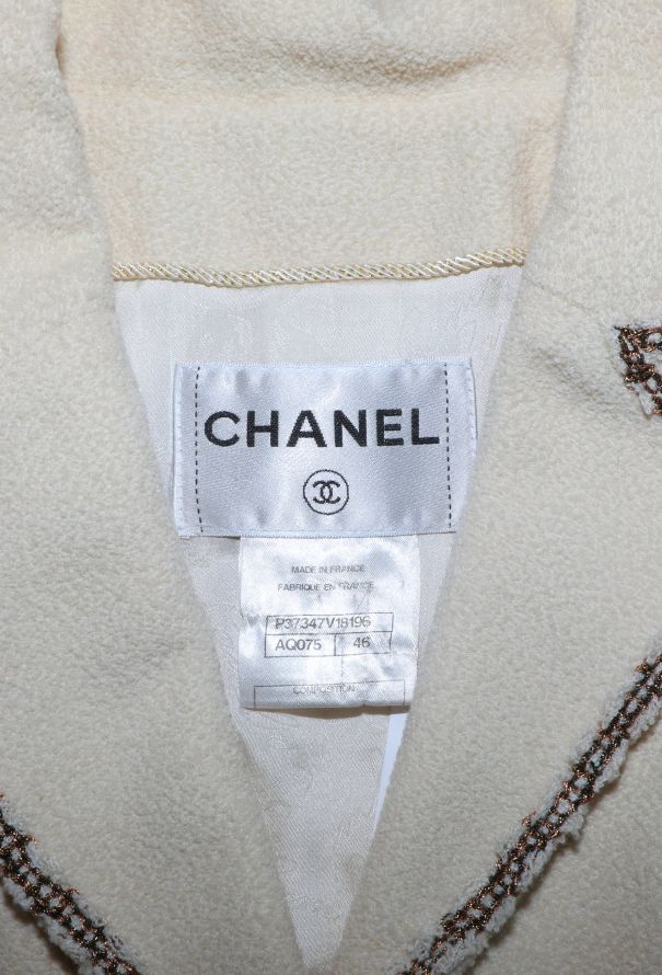Chanel Lamé Trim Bouclé Jacket - 6