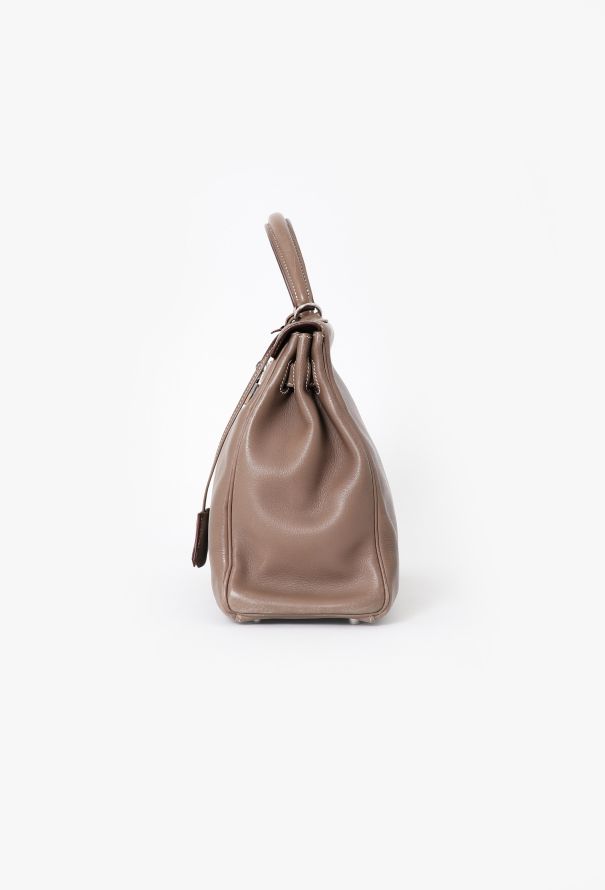 Hermès Etoupe Swift Kelly 32 Retourné - 6