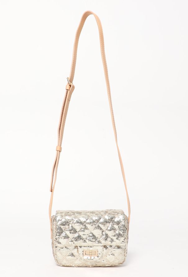 Chanel S/S 2010 Sequined Mini 2.55 Flap Bag - 1