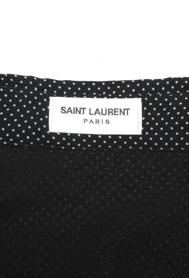 Saint Laurent 2019 Silk Polka Dot Blouse - 5
