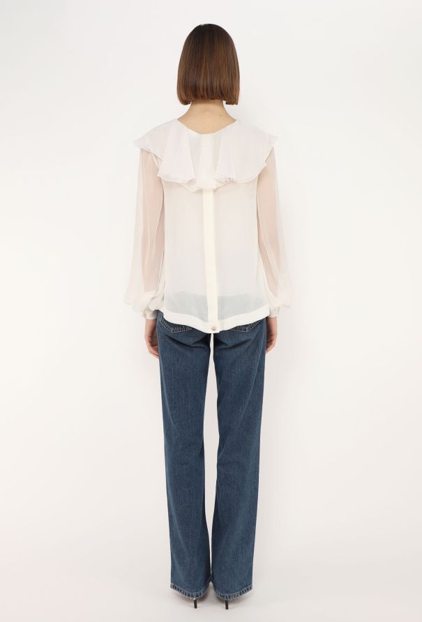 Chanel 2019 Layered Chiffon Blouse - 4