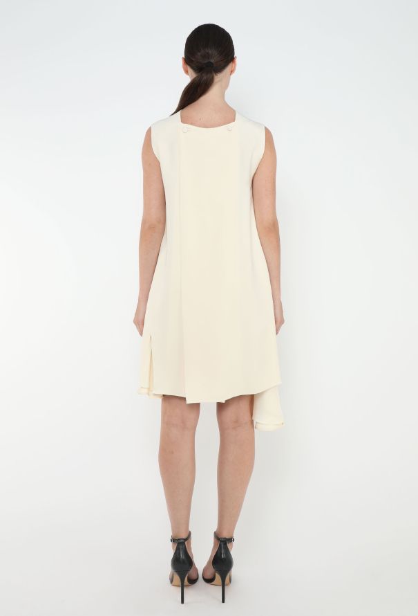 Céline Asymmetrical Silk Wrap Dress - 2 Céline Asymmetrical Silk Wrap Dress - 2