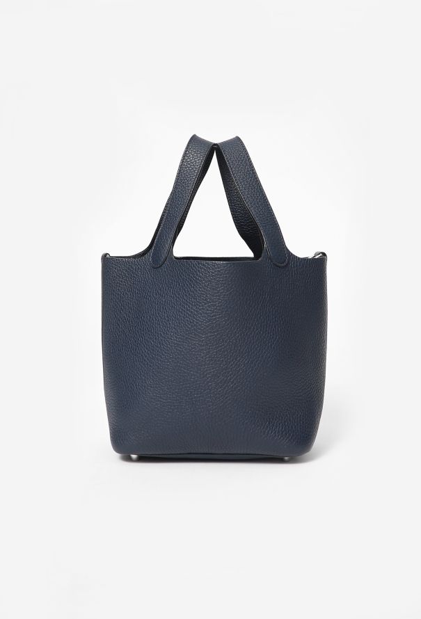 Hermès Bleu Nuit Clemence Picotin Lock It 18 - 5