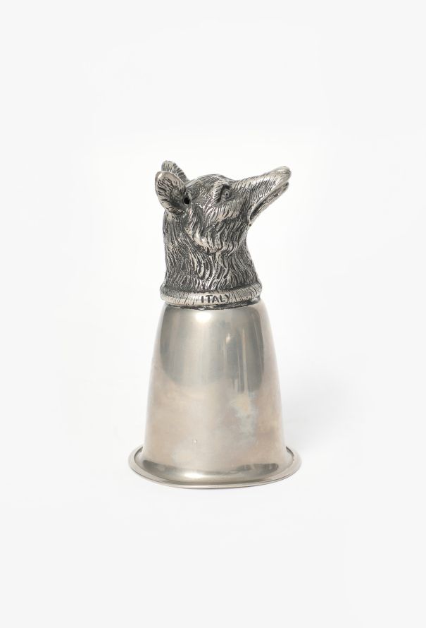 Gucci '70s Carved Fox Head Chalice - 3