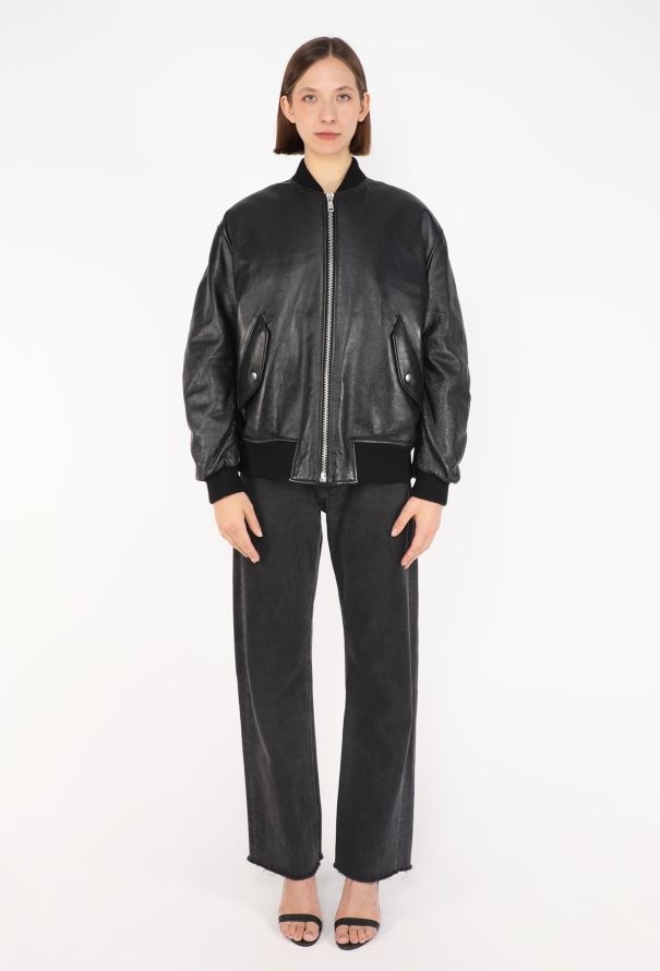 Prada Lambskin Bomber Jacket, 2021 - 4
