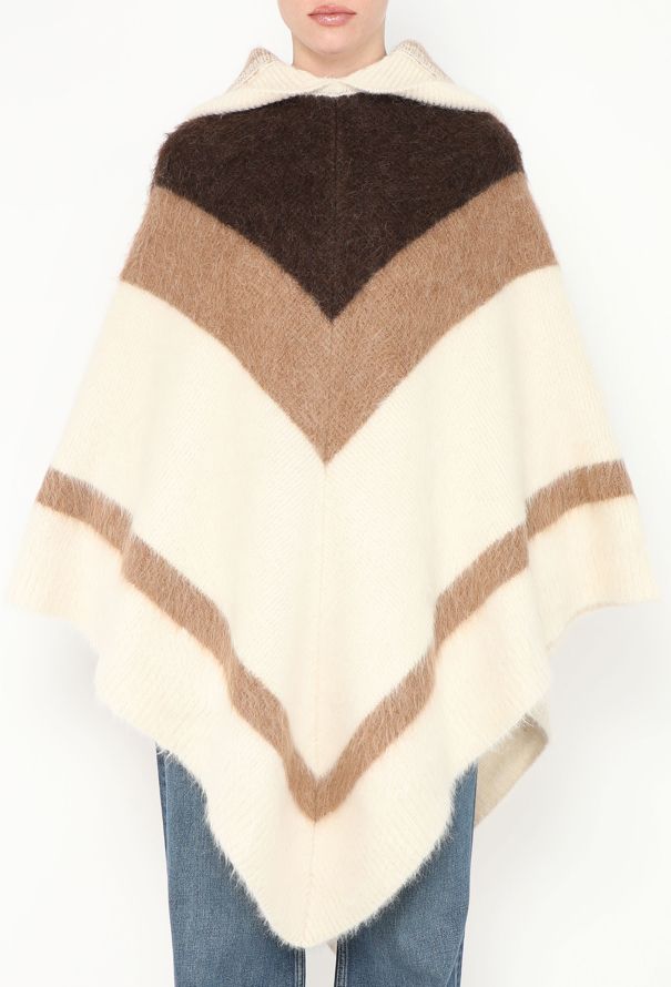 Céline F/W 2019 Alpaca Hooded Poncho - 3 Céline F/W 2019 Alpaca Hooded Poncho - 3