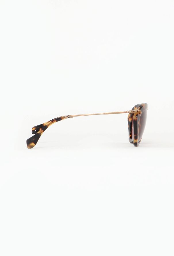 Miu Miu Tortoiseshell Cat-Eye Sunglasses - 3 Miu Miu Tortoiseshell Cat-Eye Sunglasses - 3