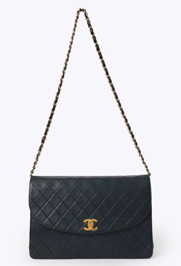 Chanel Vintage Quilted Half Moon Shoulder Bag - 1
