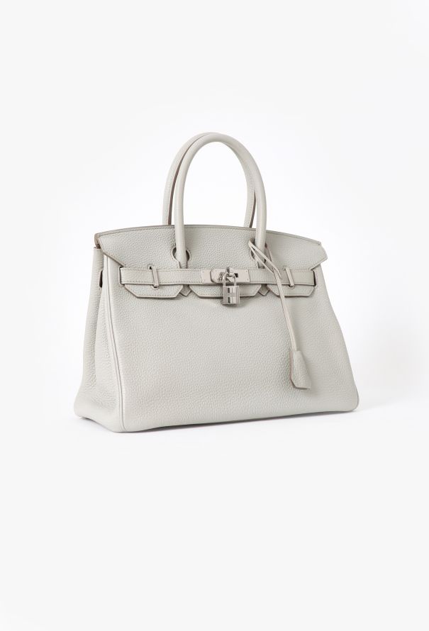 Hermès Gris Perle Togo Birkin 30 - 4 Hermès Gris Perle Togo Birkin 30 - 4