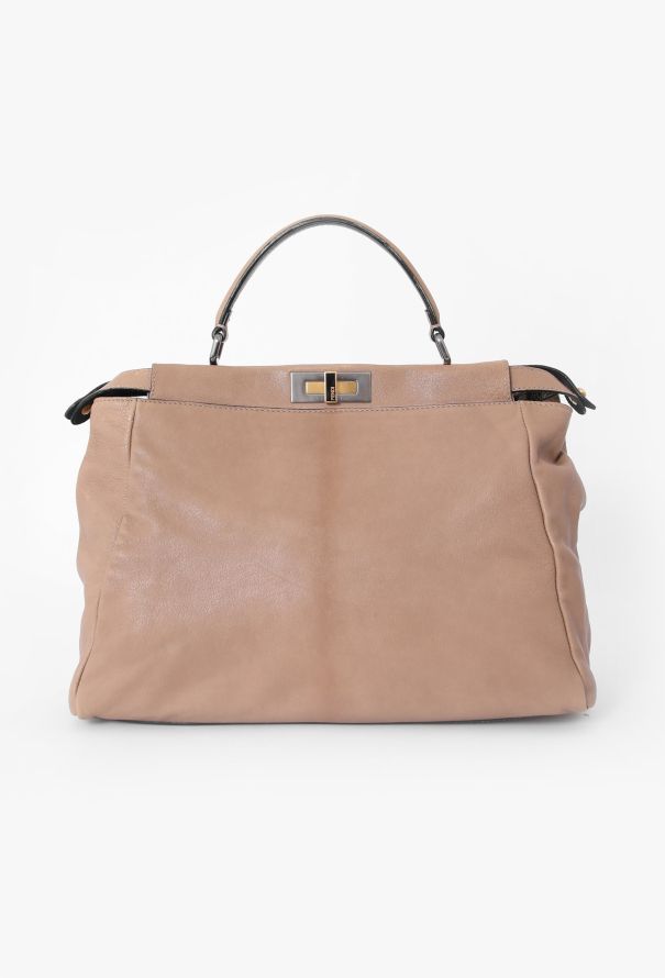 Fendi Beige Large Peekaboo Bag - 3 Fendi Beige Large Peekaboo Bag - 3