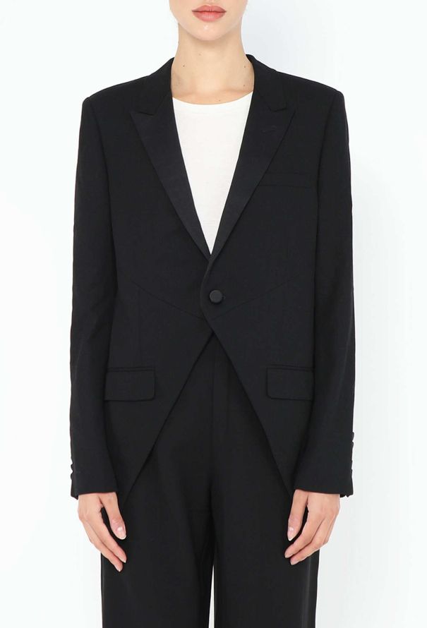 Saint Laurent F/W 2013 Cutaway Smoking Blazer - 1
