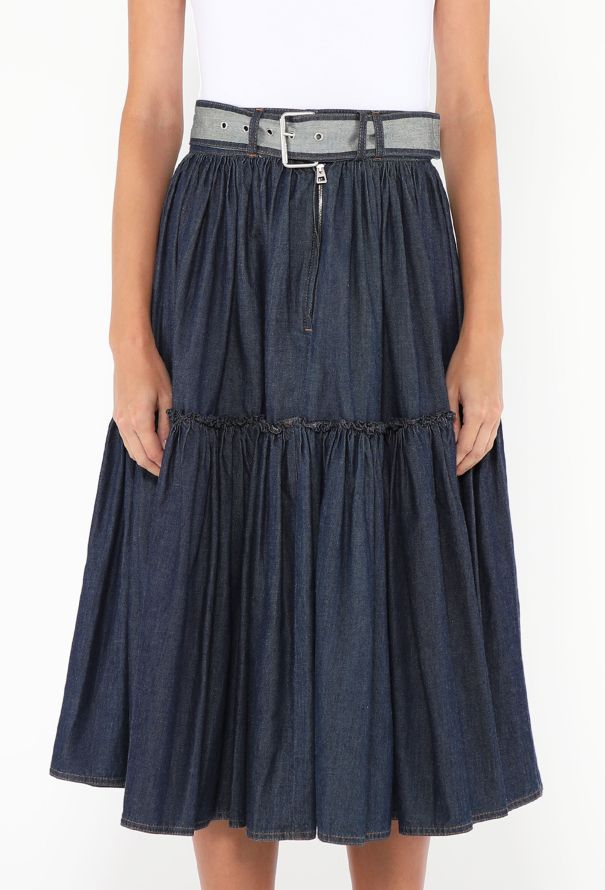 Dior Resort 2023 Denim Prairie Skirt - 3
