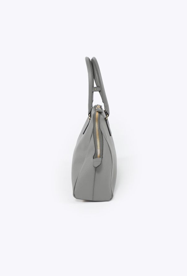 Prada 2023 Grey Large Saffiano Bag - 3