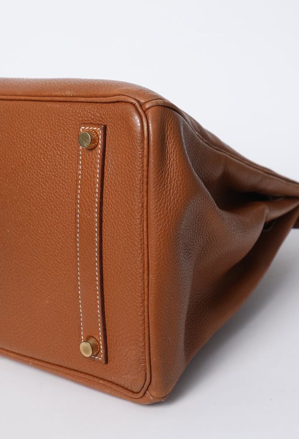 Hermès Beautiful Gold Togo Birkin 35 - 11