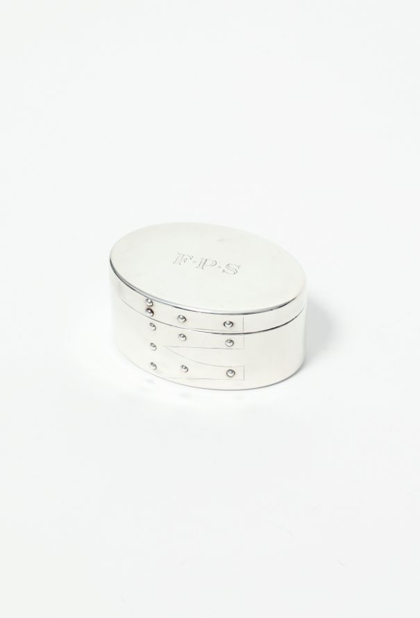 Tiffany & Co Vintage Sterling Silver Shaker Box - 1